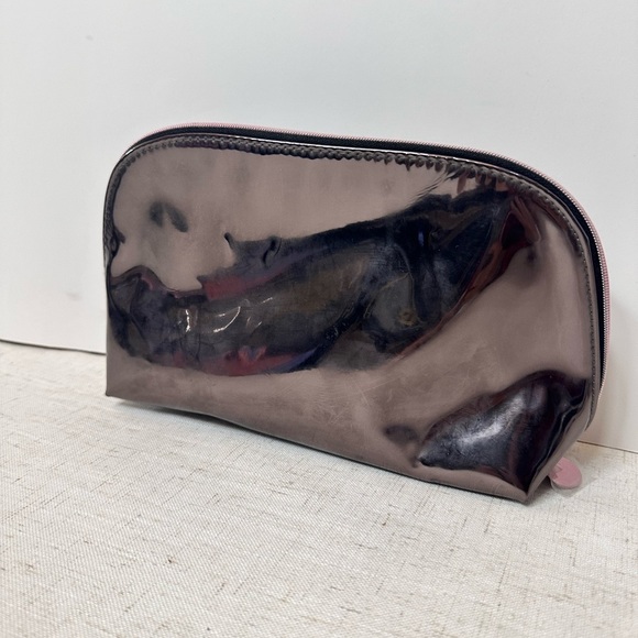 YSL Beauté Metallic Mirrored Cosmetic Bag | Yves Saint Laurent Travel Pouch - Picture 2 of 10